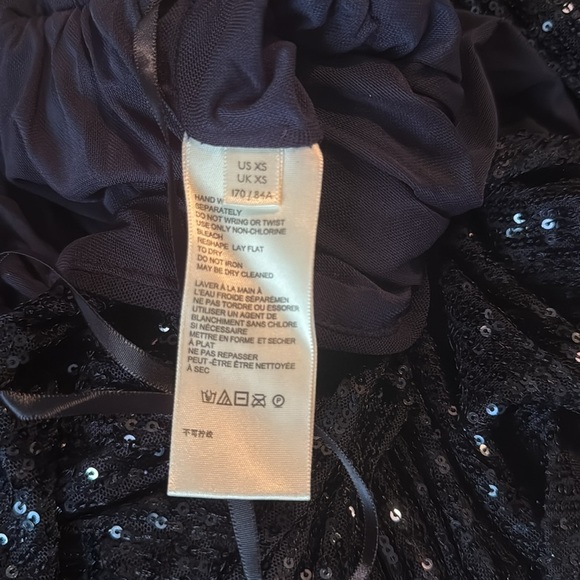 Free People Christa Sequin Romper NWT XS Blue $168 MSRP - Picture 4 of 5